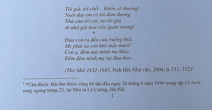 Đề thi môn Văn - 1