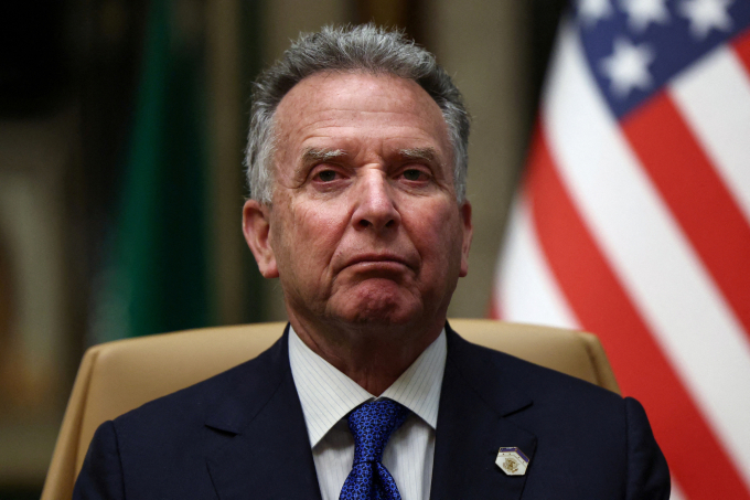Đặc phái viên Mỹ Steve Witkoff tại Riyadh, Arab Saudi, ngày 18/2. Ảnh: Reuters