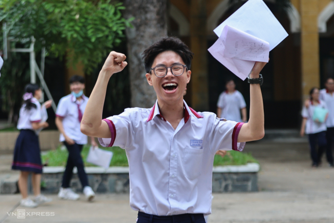 Thí sinh thi tốt nghiệp THPT năm 2024 tại TP HCM.