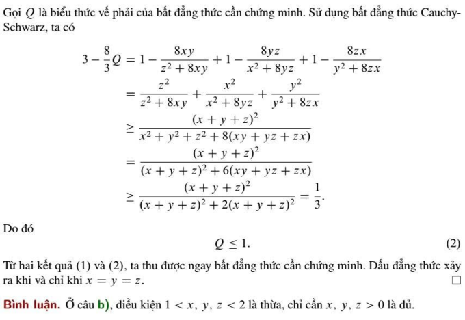 Lời giải đề Toán vòng 2 thi lớp 10 chuyên Khoa học Tự nhiên - 3