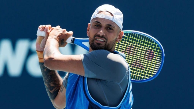Kyrgios chấn thương liên miên trong ba năm qua. Ảnh: Reuters