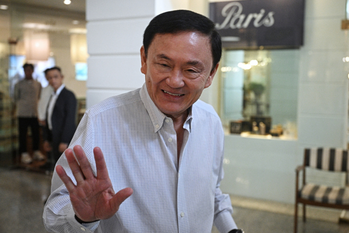 Cựu thủ tướng Thái Lan Thaksin Shinawatra tại Bangkok năm 2024.