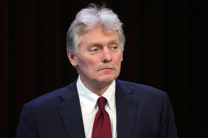 Phát ngôn viện Điện Kremlin Dmitry Peskov tại Moskva, Nga tháng 12/2024. Ảnh: AFP