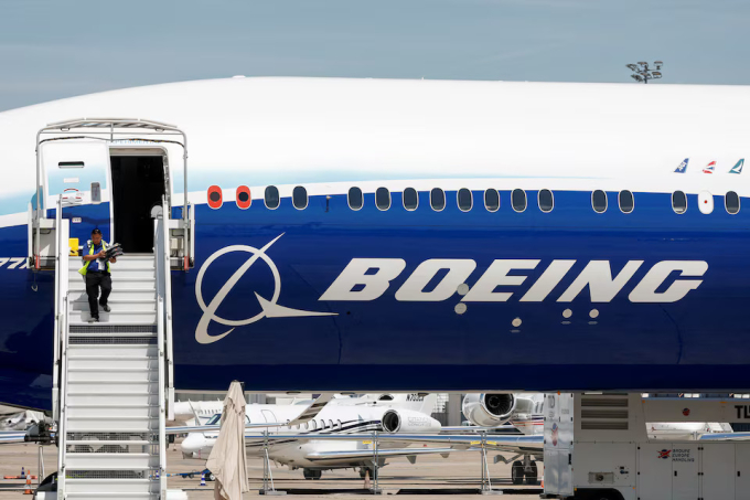 Máy bay Boeing 777-9 tại Paris, Pháp, năm 2023. Ảnh: Reuters