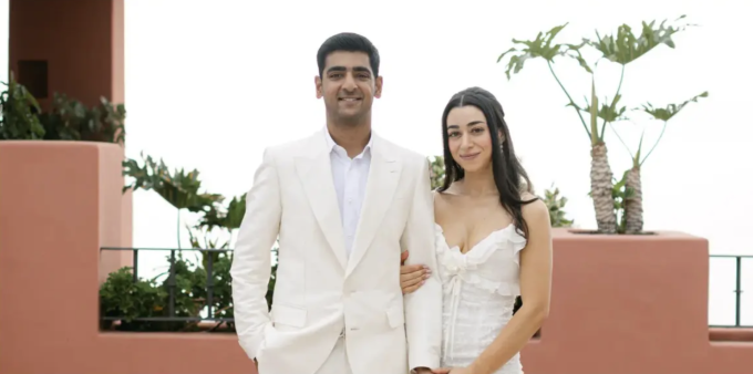 Chú rể Varun Navani và cô dâu Amanda Soll.