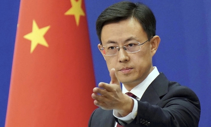 Phát ngôn viên Bộ Ngoại giao Trung Quốc Quách Gia Côn trong họp báo ngày 7/1.