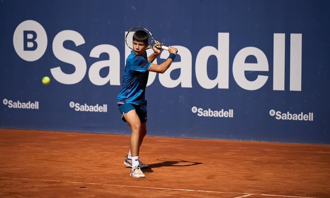 Jaime Alcaraz tại giải U14 Murcia tuần qua.