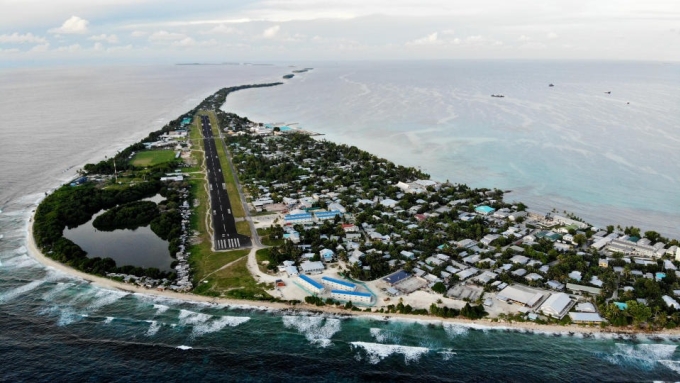Sân bay duy nhất của Tuvalu.