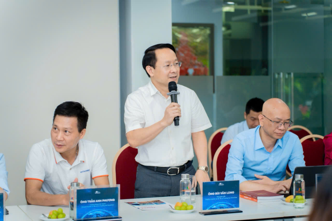 Ông Bùi Văn Long - Tổng giám đốc Công ty Cổ phần Vận tải và Thương mại Vitranimex tại sự kiện.