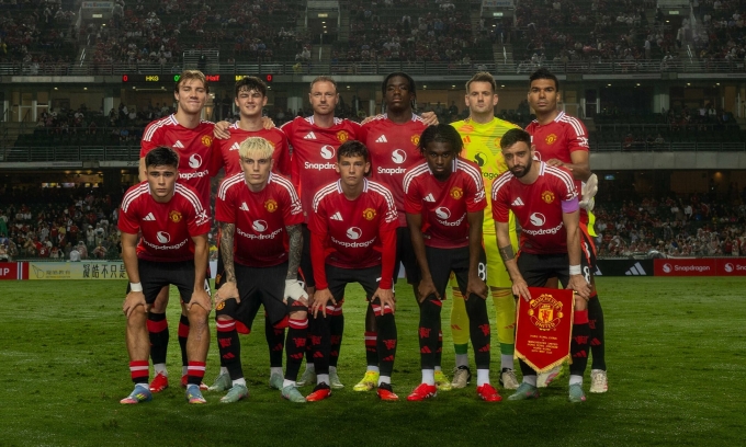 Đội hình xuất phát Man Utd