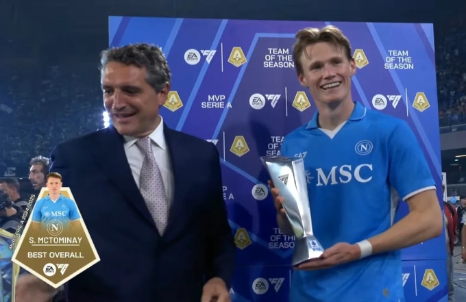 Scott McTominay nhận giải Cầu thủ hay nhất mùa giải