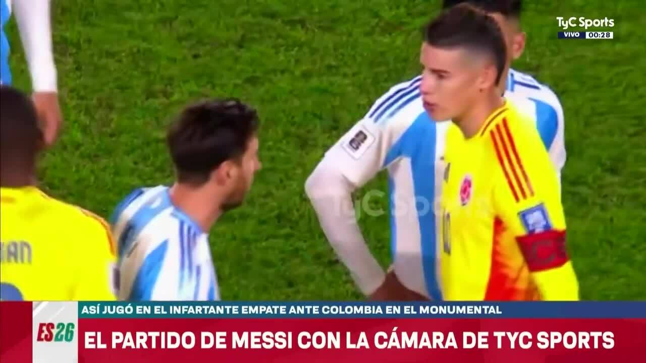 Messi xích mích với James Rodriguez