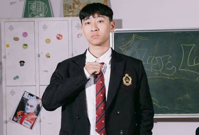 Đặng Khôi Nguyên, lớp 12 chuyên Lý, trường THPT chuyên Hà Nội - Amsterdam. Ảnh: Nhân vật cung cấp
