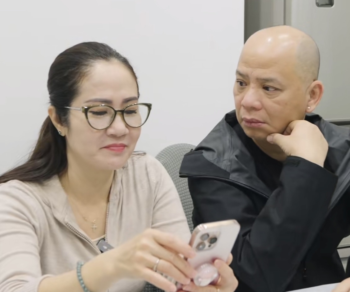 Nguyệt Hằng nấu ăn cùng Anh Tuấn