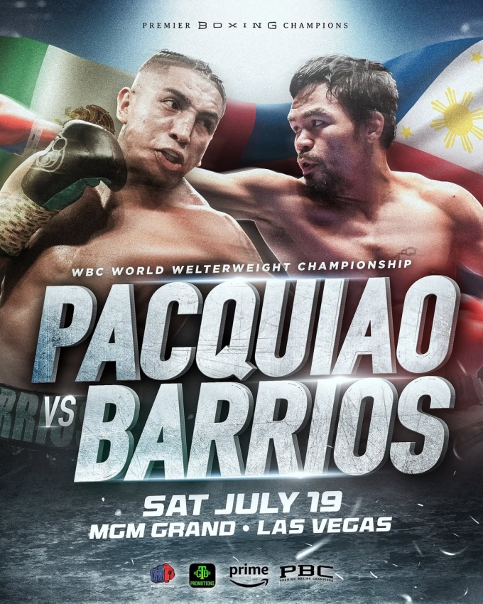 Manny Pacquiao thông báo tái xuất bằng trận tranh đai vô địch hạng bán trung WBC với Mario Barrios.