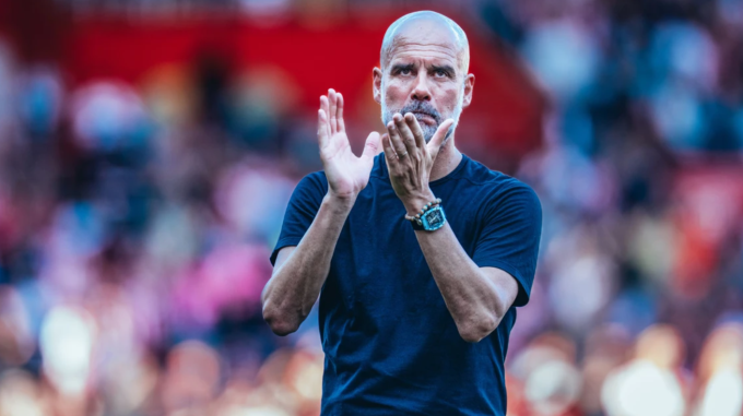 HLV Pep Guardiola sau trận đấu