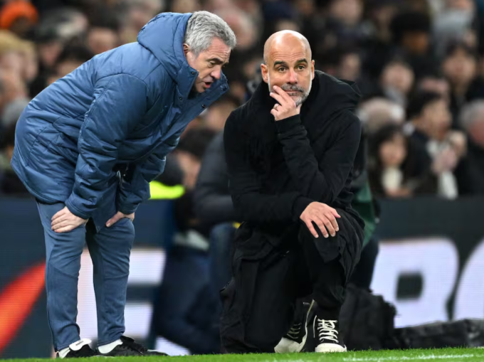 Pep Guardiola và trợ lý Juanma Lillo