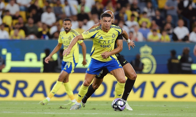Ronaldo không ghi bàn trận thứ hai liên tiếp. Ảnh: ANFC