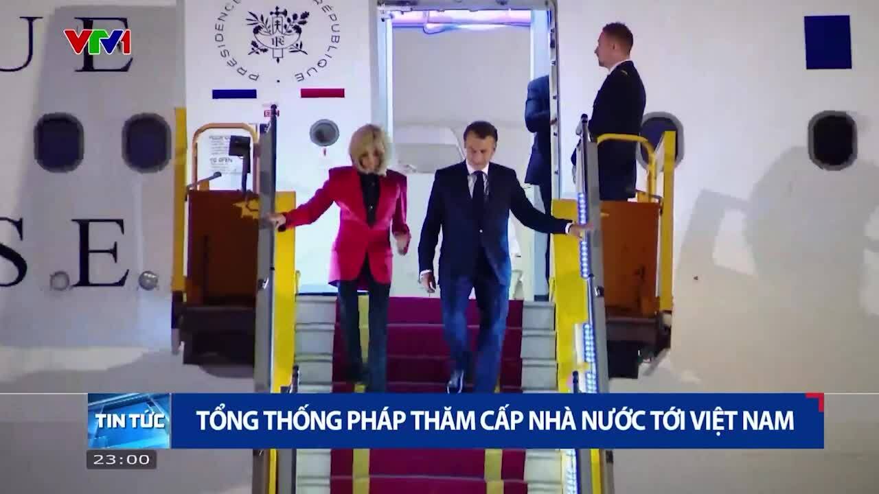 Tổng thống Pháp Macron đến Hà Nội
