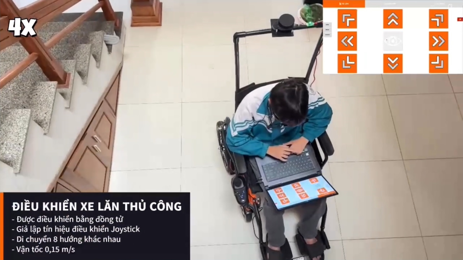 Xe lăn tự hành của học sinh Quảng Trị giành giải khoa học kỹ thuật quốc tế