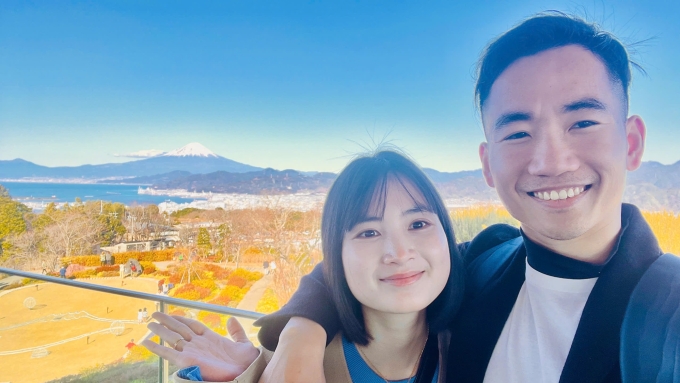 Cuộc sống của vợ chồng anh Đức Quang tại Nhật Bản, năm 2024. Ảnh nhân vật cung cấp